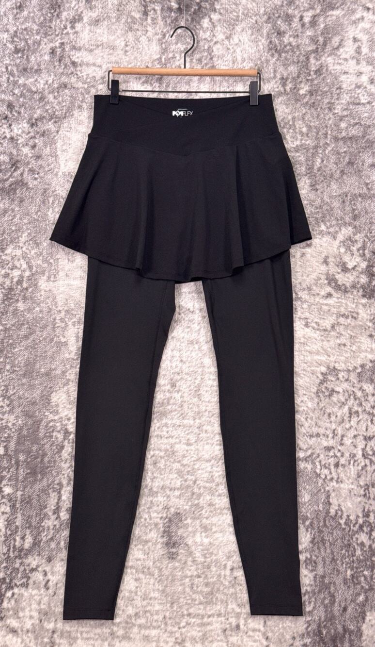 Popflex Sklegging XL Womens Crisscross Hourglass Legging and Twirl Skort